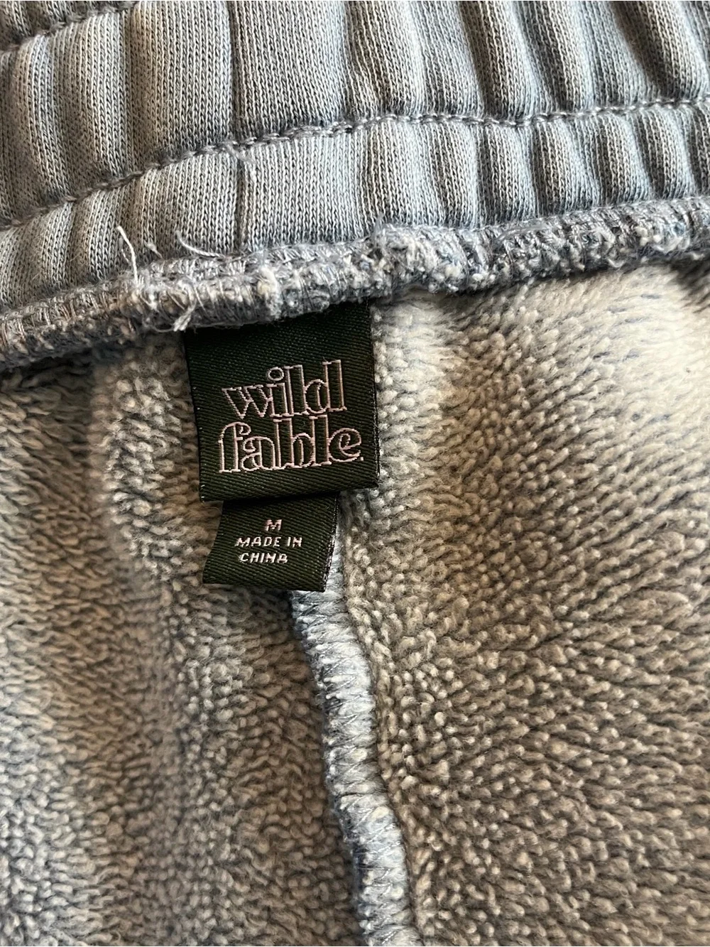Wild Fable Women’s Baggy Bermuda Sweat Shorts Jorts Blue Drawstring Waist Size M